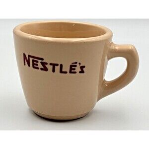 Nestle's Sterling China 2.75" Restaurant Coffee Cup Mug Ceramic MINT Condition